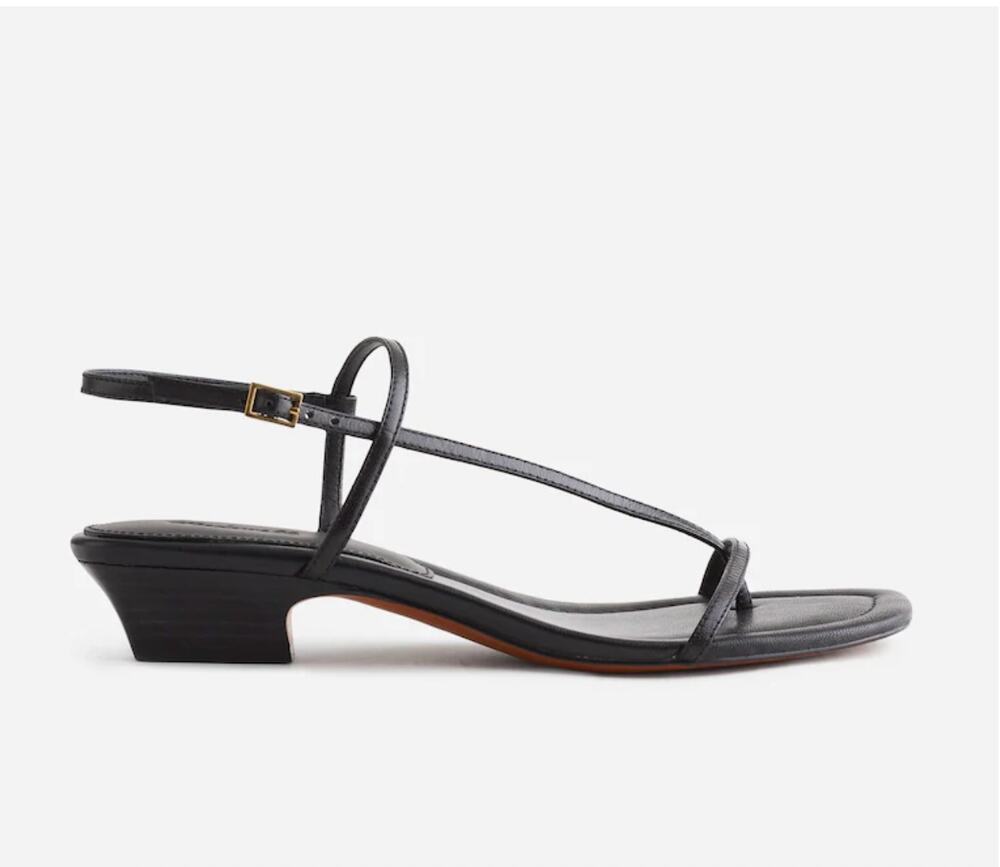 Madewell The Maycie Asymmetric T-Strap Sandal 10.5